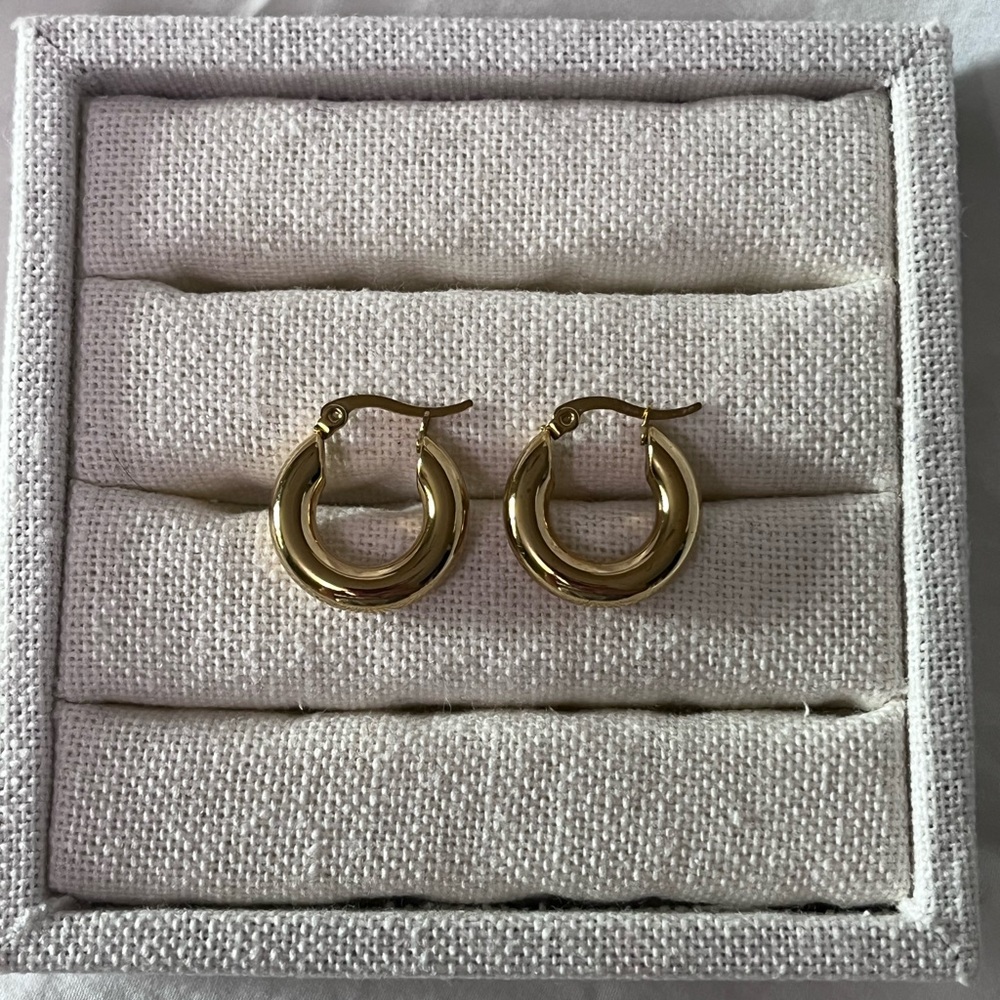 Bold earrings